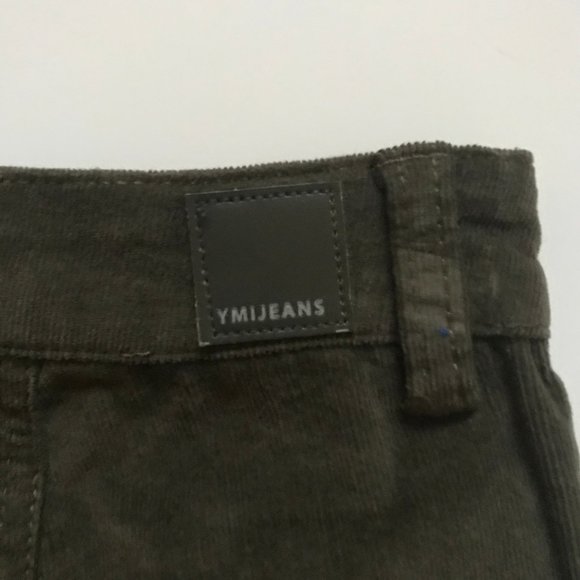 Dark Green Button Down Skirt - Picture 3 of 4